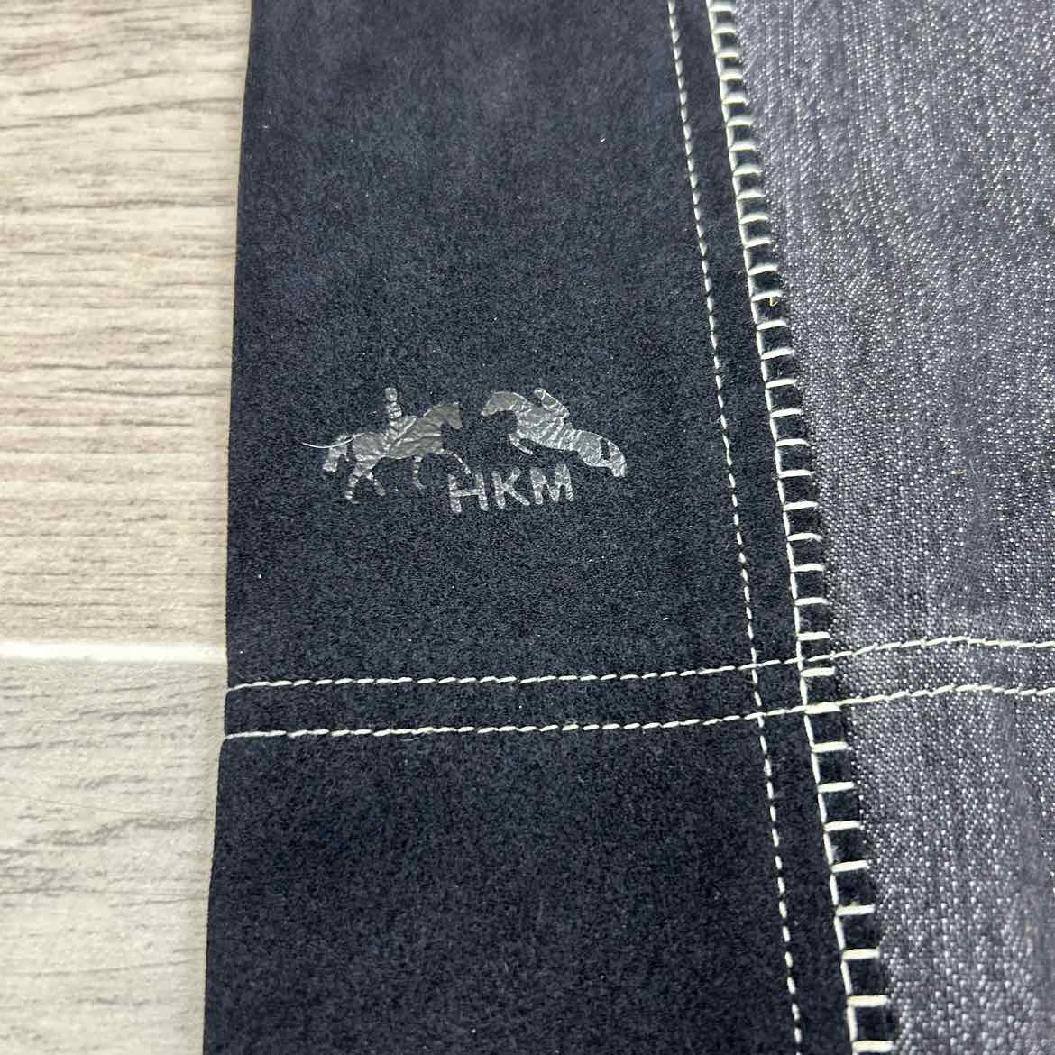 HKM Ms Blink Full Seat Denim Boot Cut Breeches, Size 30