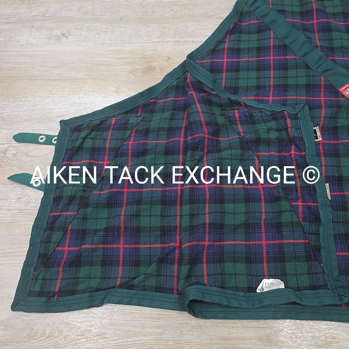5/A Baker Original Tartan Plaid Stable Sheet, 80"