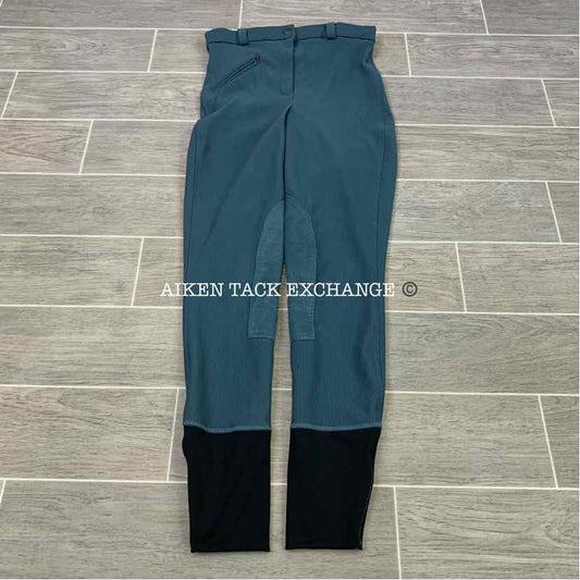 TuffRider Ribbed Knee Patch Breeches, Size 26
