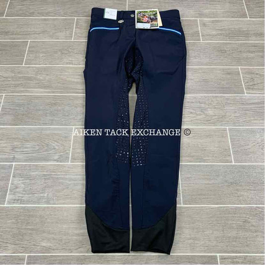 KL Select USG "Ava" Silicone Full Seat Breeches, Size 26