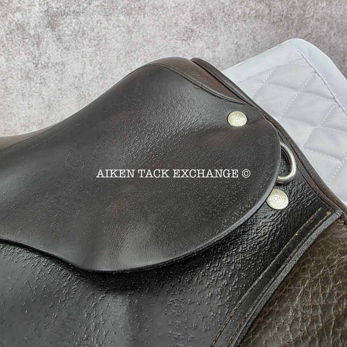 Roosli Pilatus Dressage Saddle, 17" Seat, Medium Tree, Wool Flocked Panels