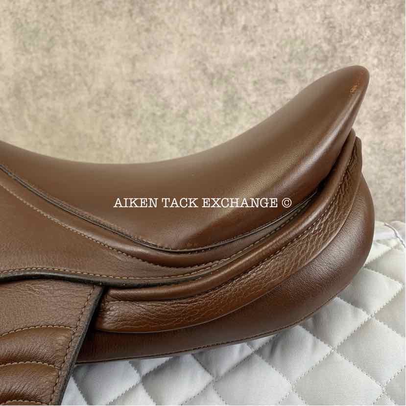 2019 Schleese Bi-NateLine UniLight Hunter/Equitation Jump Saddle, 17" Seat, Adjustable AdapTree, Wool Flocked PSI Panels