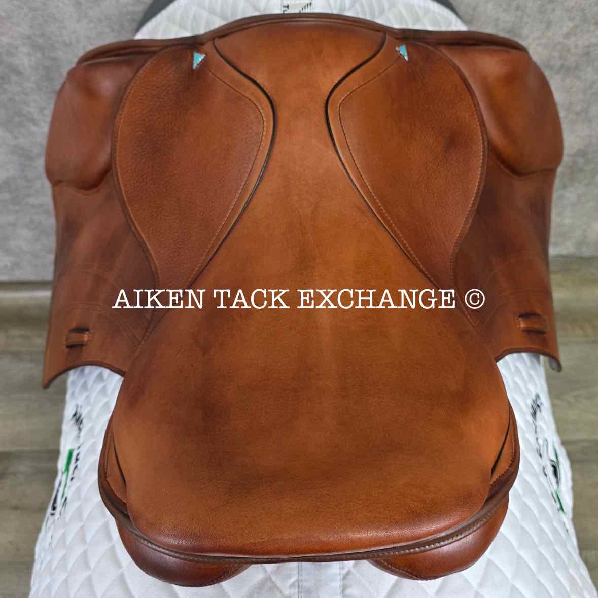 2012 Bliss of London Liberty Jump Saddle, 17" Seat, Medium Wide Tree, Wool Flocked Panels