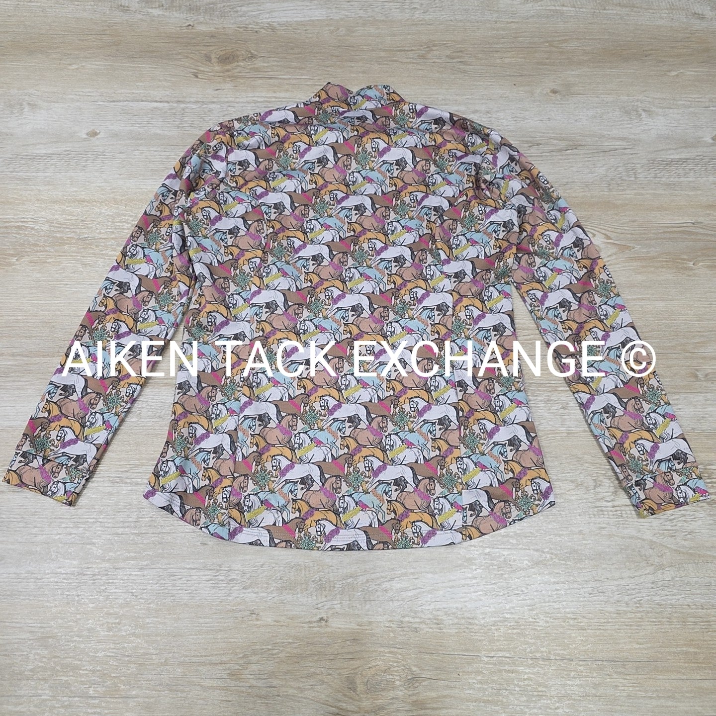 Espoir Equestrian Long Sleeve 1/4 Zip Top, Size X-Large