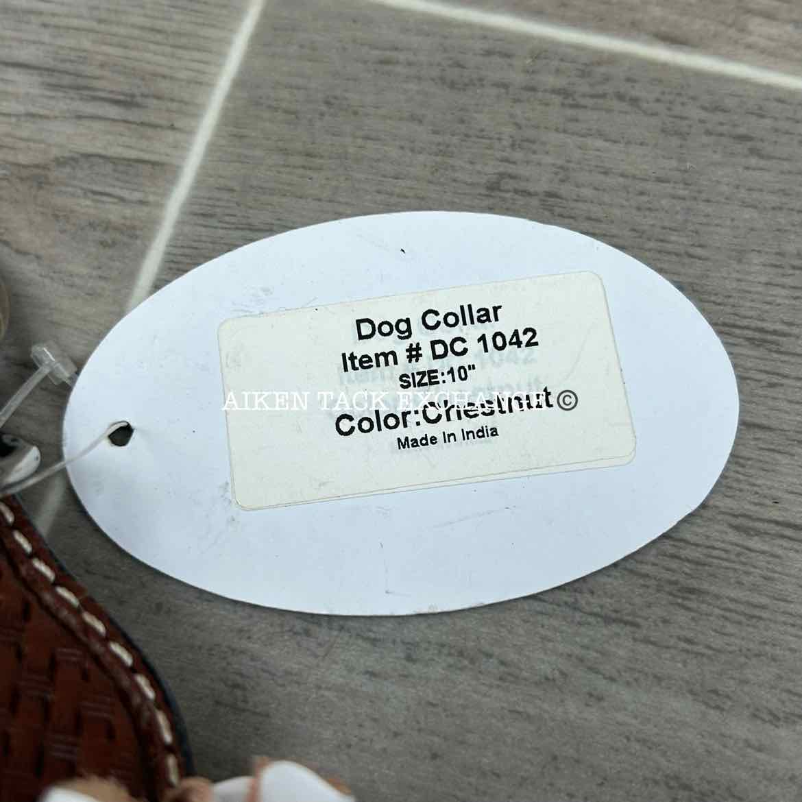 Rodeo Drive Leather Collar, 10"