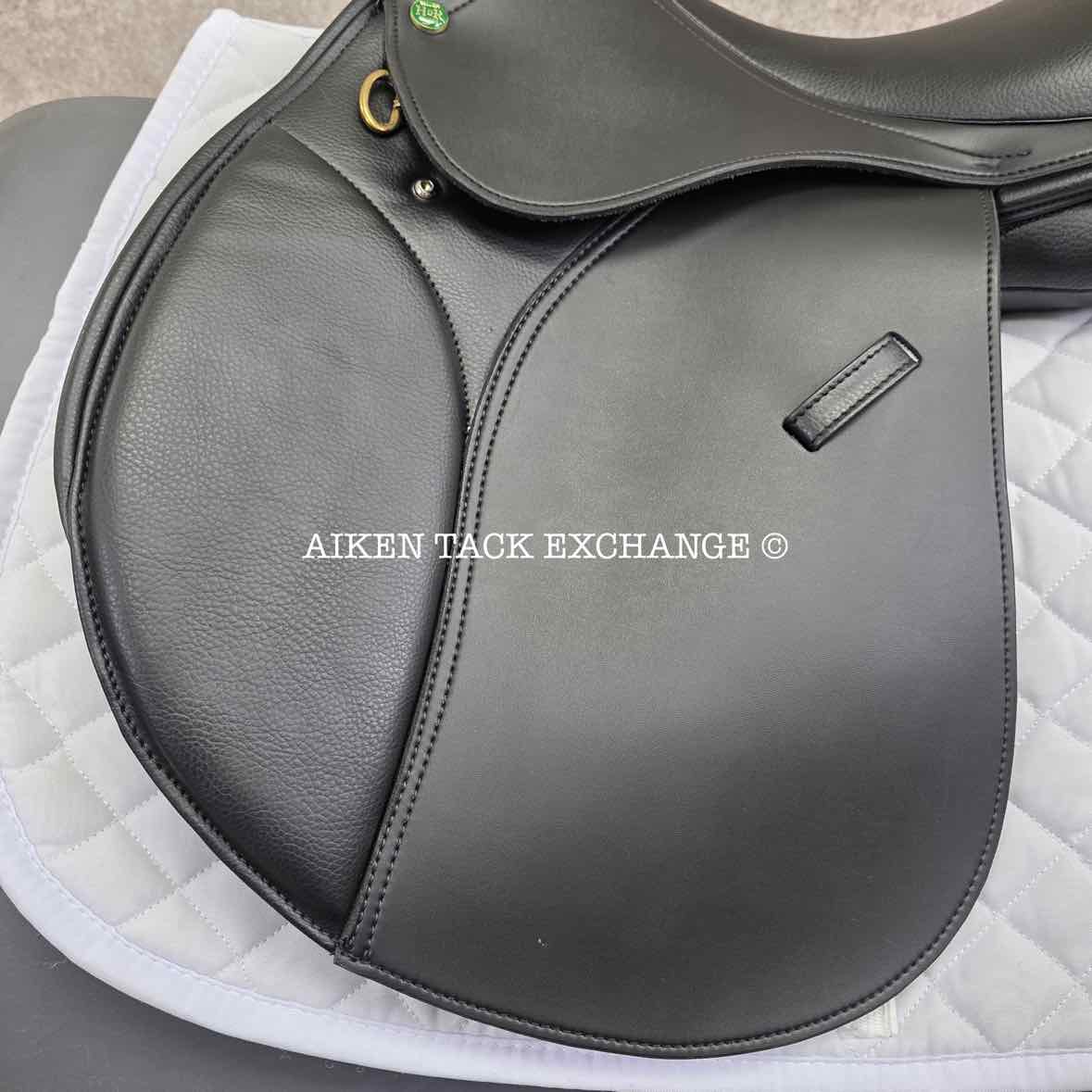 **SOLD** HDR - Henri de Rivel Vegan-X IGP All Purpose Saddle, 15.75" Seat, Adjustable Tree - Changeable Gullet, Wool Flocked Panels
