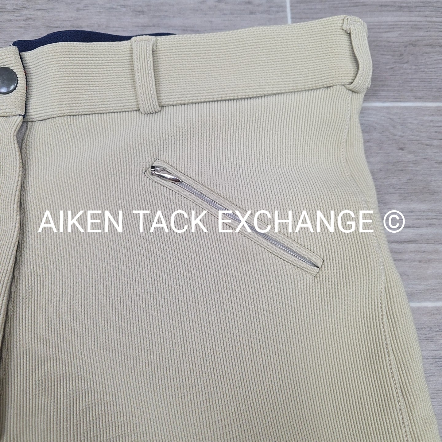 Trainers Choice Leather Full Seat Breeches, Size 34R