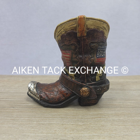 Western Boot Piggy Bank
