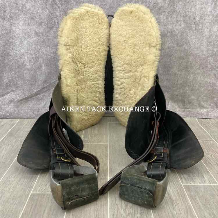 2012 Trevor James Northern Champion Drafter Australian Endurance Saddle, 16" Seat, Wide Tree - Full QH Bars