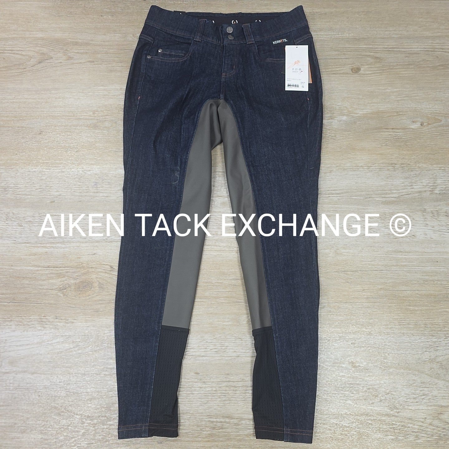 Kerrits Stretch Denim Full Seat Breeches, Size Small
