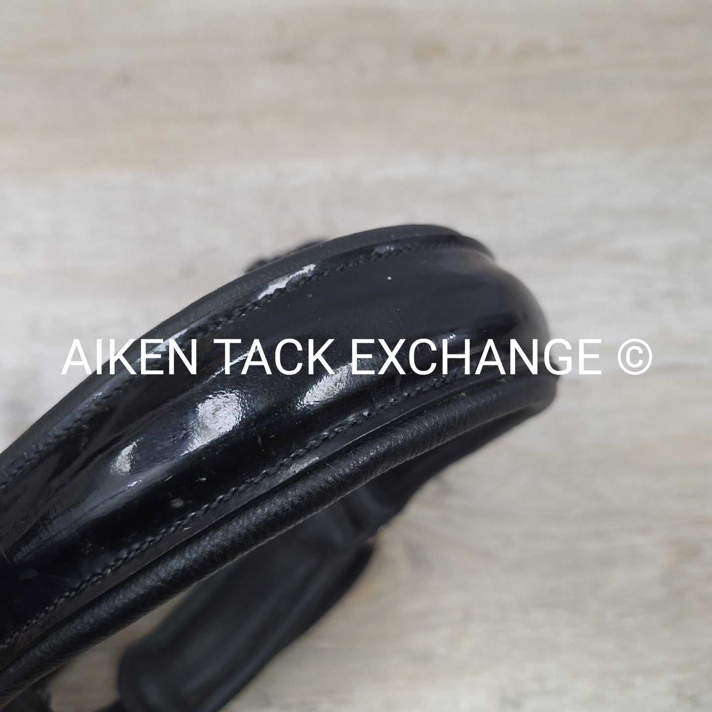 Tota Comfort Noseband, Black Patent, Oversize