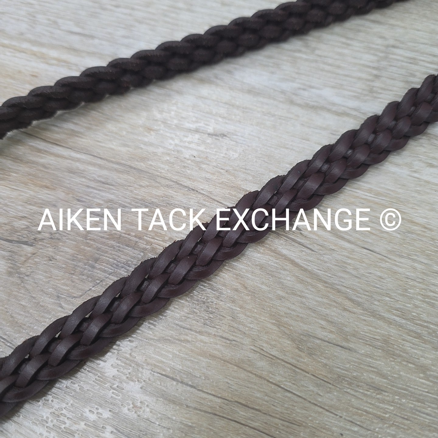 Joseph Sterling Plaited Reins, Brown, 64"