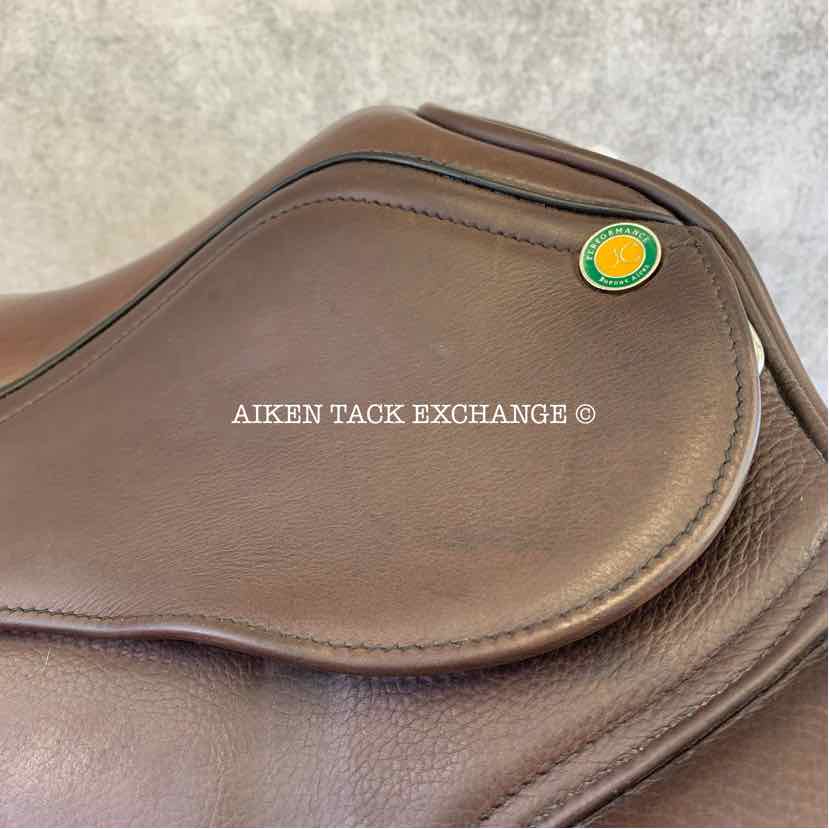 **SOLD** 2022 JC Performance Line P1 Dressage Saddle, 18" Seat, 34 Tree - Medium Wide, Wool Flocked Pony Panels