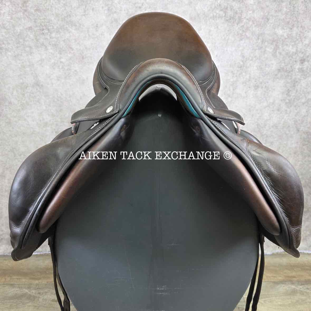 2018 Voltaire Lexington Monoflap Jump Saddle, 17" Seat, 0A Flap, Medium Wide Tree, PRO Panels, Full Buffalo Leather