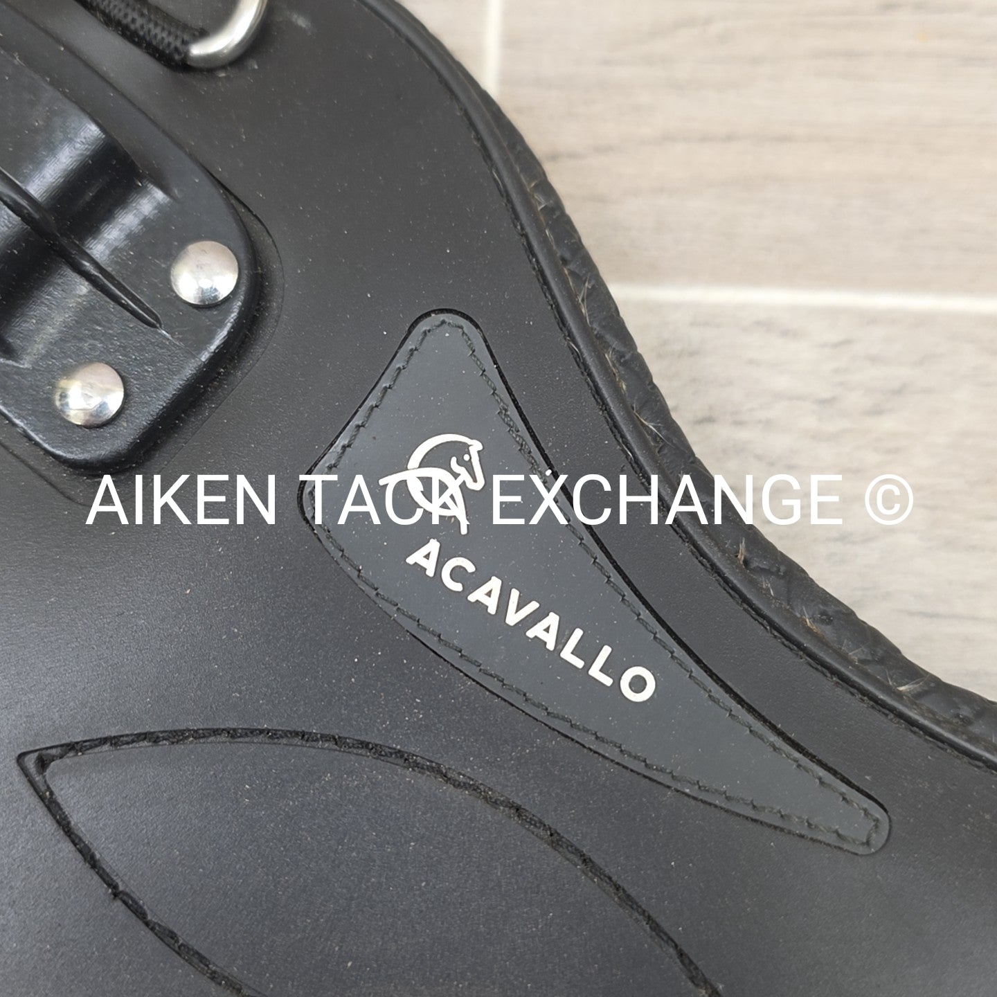 Acavallo Comfort Gel Belly Guard Stud Guard Short Girth, Black, 24"