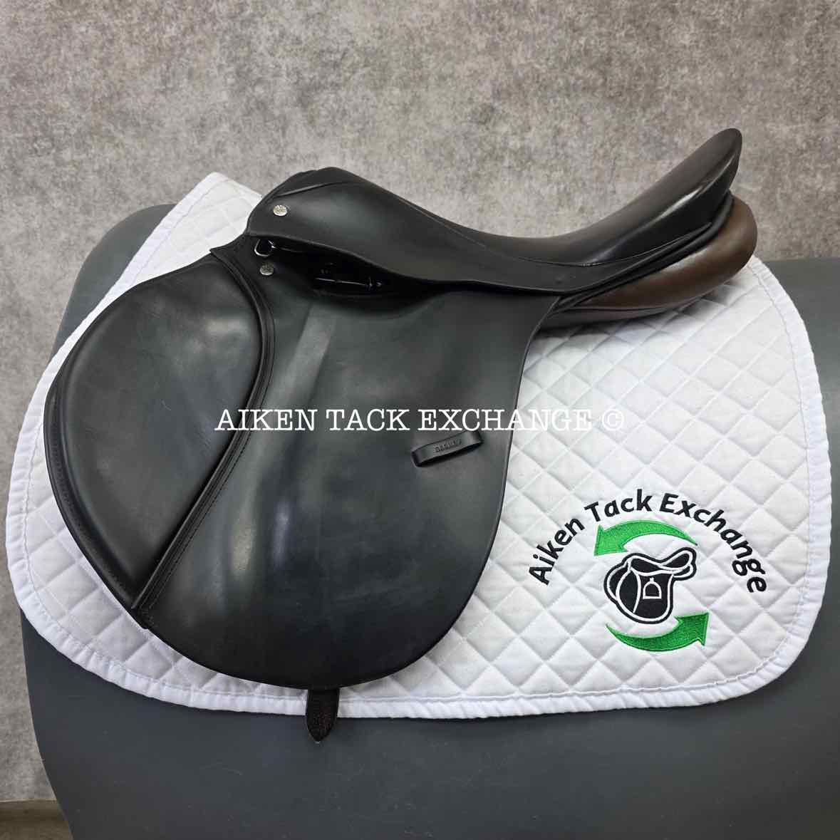 Berney Brothers All Purpose Saddle, 17.5" Seat, Medium Tree, Wool Flocked Panels