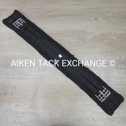 Ovation Equalizer Fleece Dressage Girth, Black, 30"