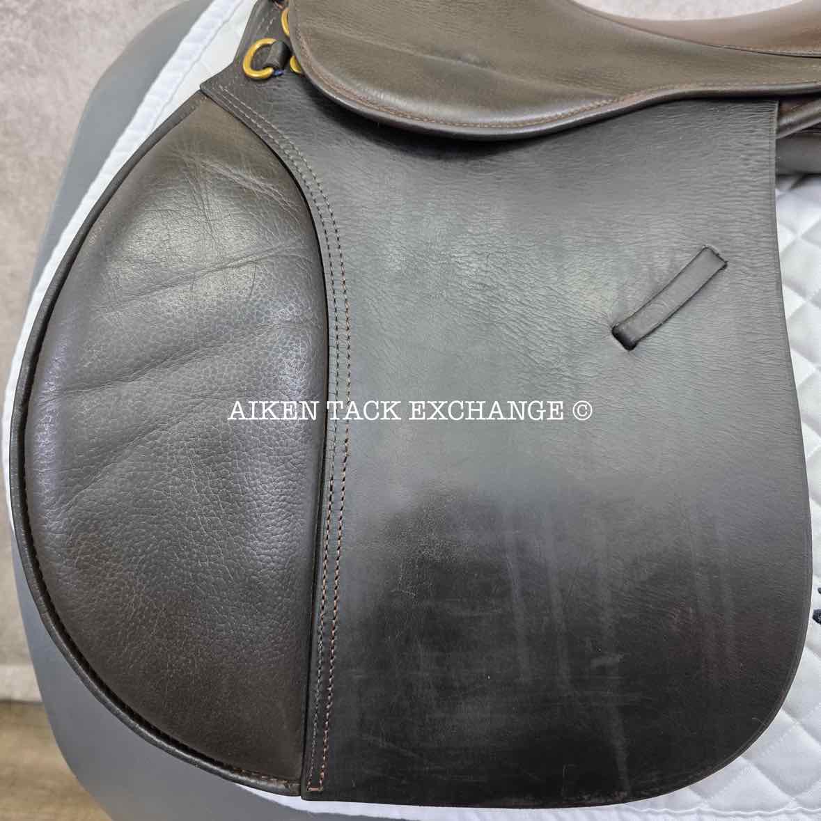 GFS Fieldhouse All Purpose Saddle, 17" Seat, Extra Wide Tree, Wool Flocked Panels