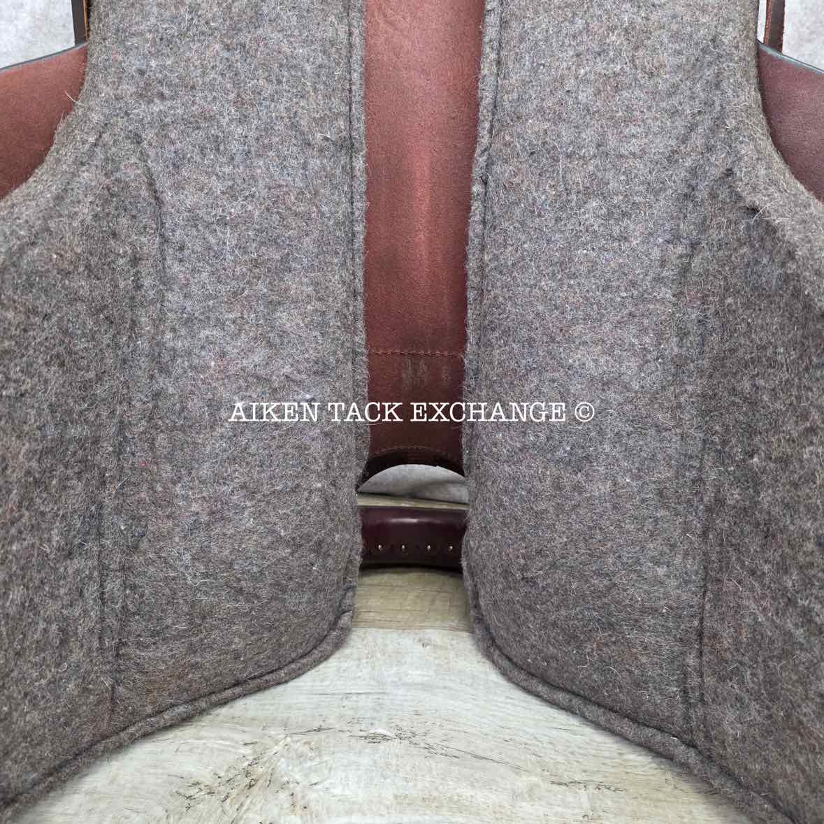 2015 Tucker 159 Endurance Trail Saddle, 17.5" Seat, Wide Tree - Full QH Bars
