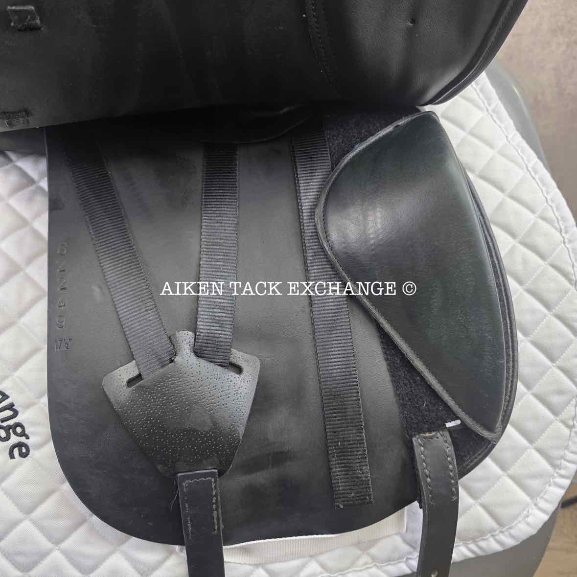 Harry Dabbs All Purpose Saddle, 17.5" Seat, XX-Wide Hoop Tree, Wool Flocked Panels
