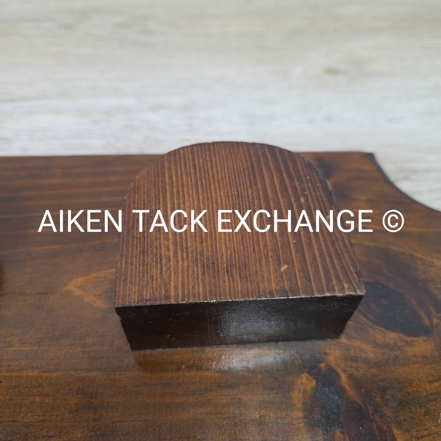 Hanging Wood Bridle Rack, Holds 3