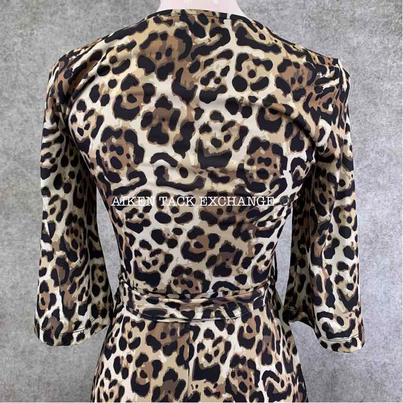 Venus Multi Surplice Cheetah Print Maxi Dress, Women's XSmall