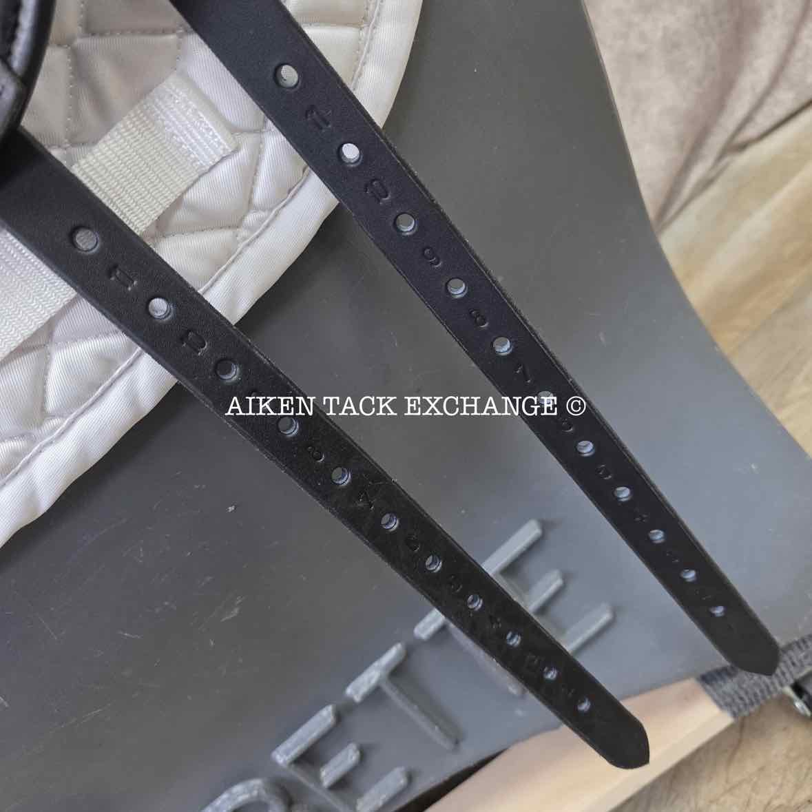 2006 Trilogy Verago Elite Dressage Saddle, 18.5" Seat, Wide Tree, Wool Flocked Panels