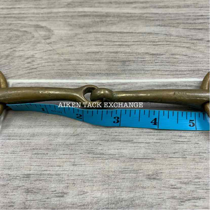 Herm Sprenger Aurigan Single Joint Loose Ring Bradoon Bit 5.25"