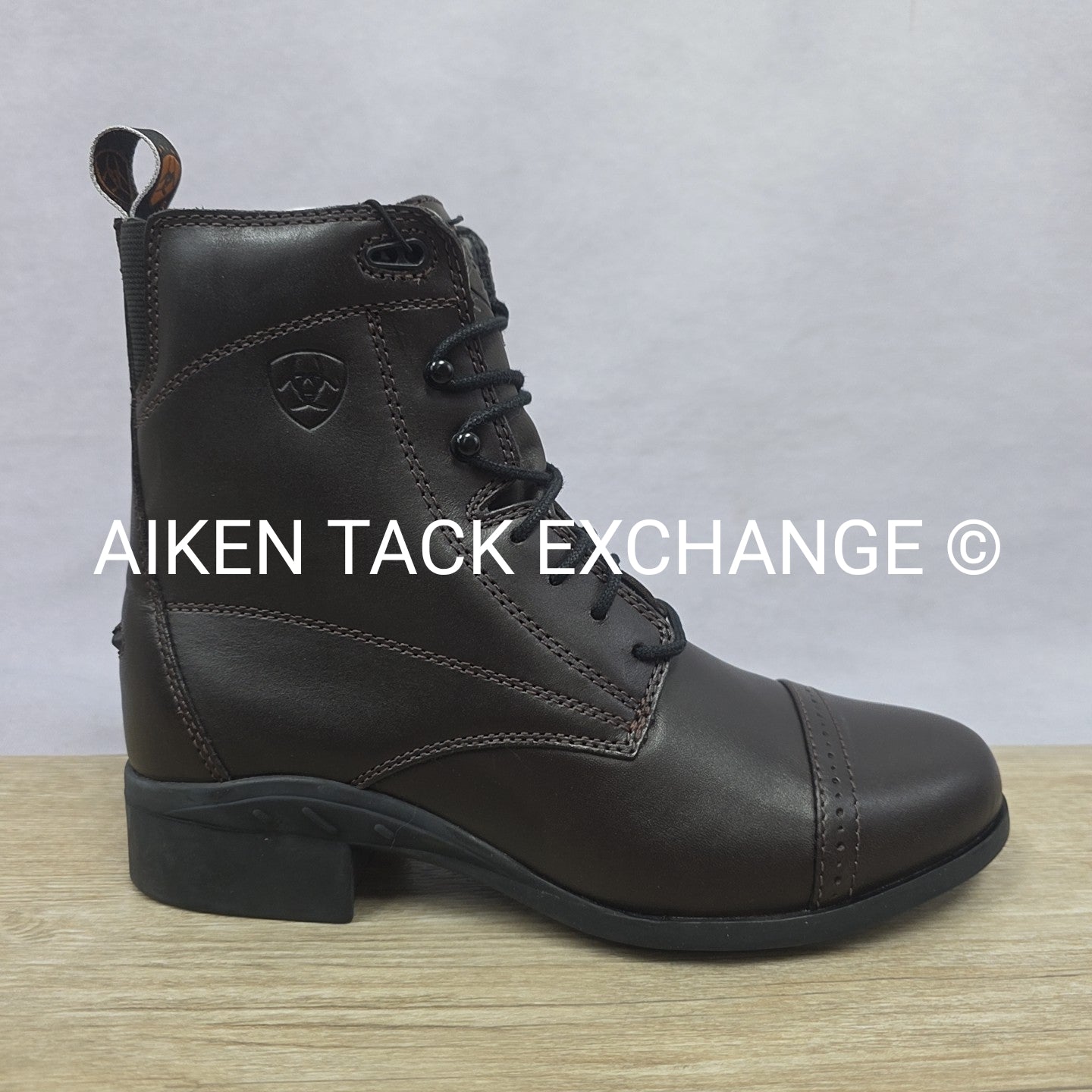 Ariat Heritage III Laced Paddock Boots, Brown, Brand New, Women's 6.5 B