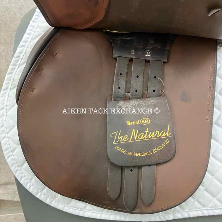 Beval LTD The Natural Close Contact Jump Saddle, 18" Seat, Medium Tree, Foam Panels