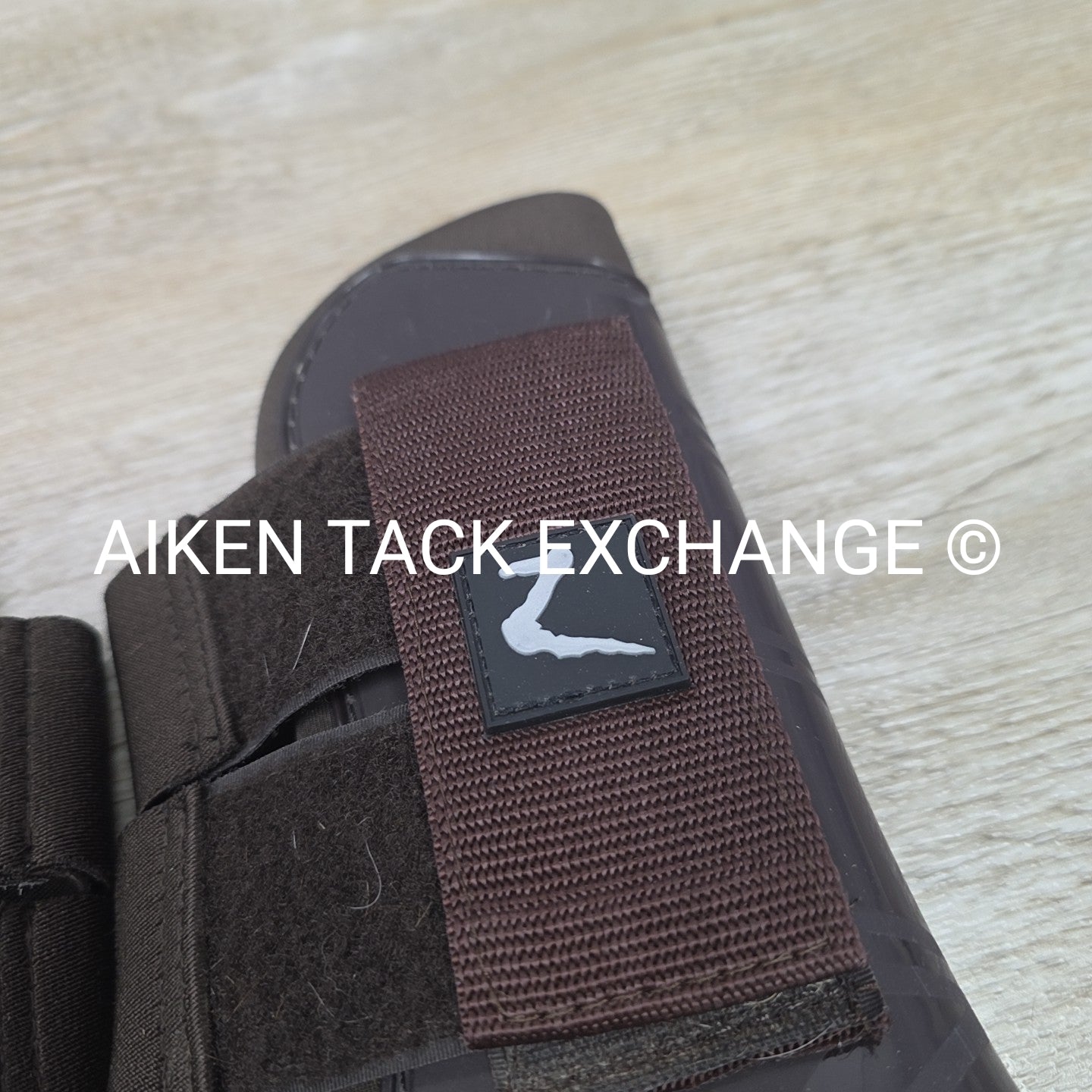 Horze Open Front Tendon Boot Set, Front & Hind, Brown, Size Full