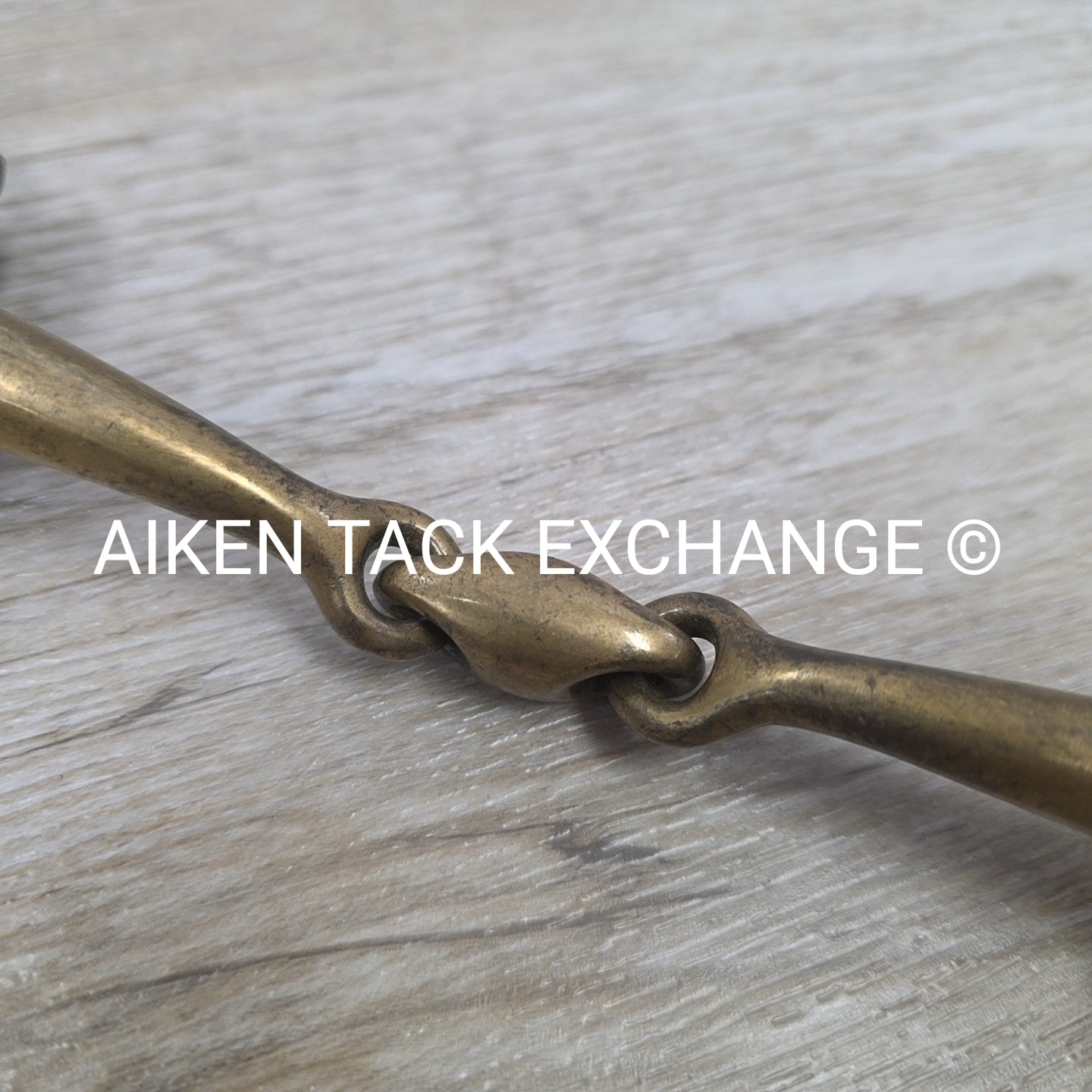 Stubben Golden Wings Double Joint Beval Loop Gag Bit 5.75"