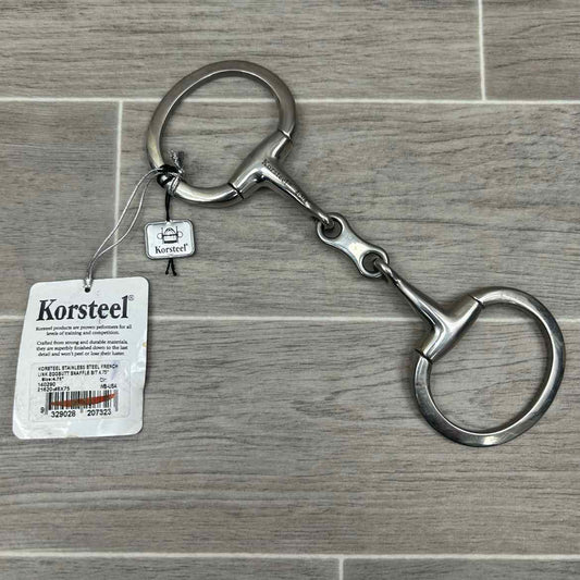 Korsteel French Link Eggbutt Bit 4.75'