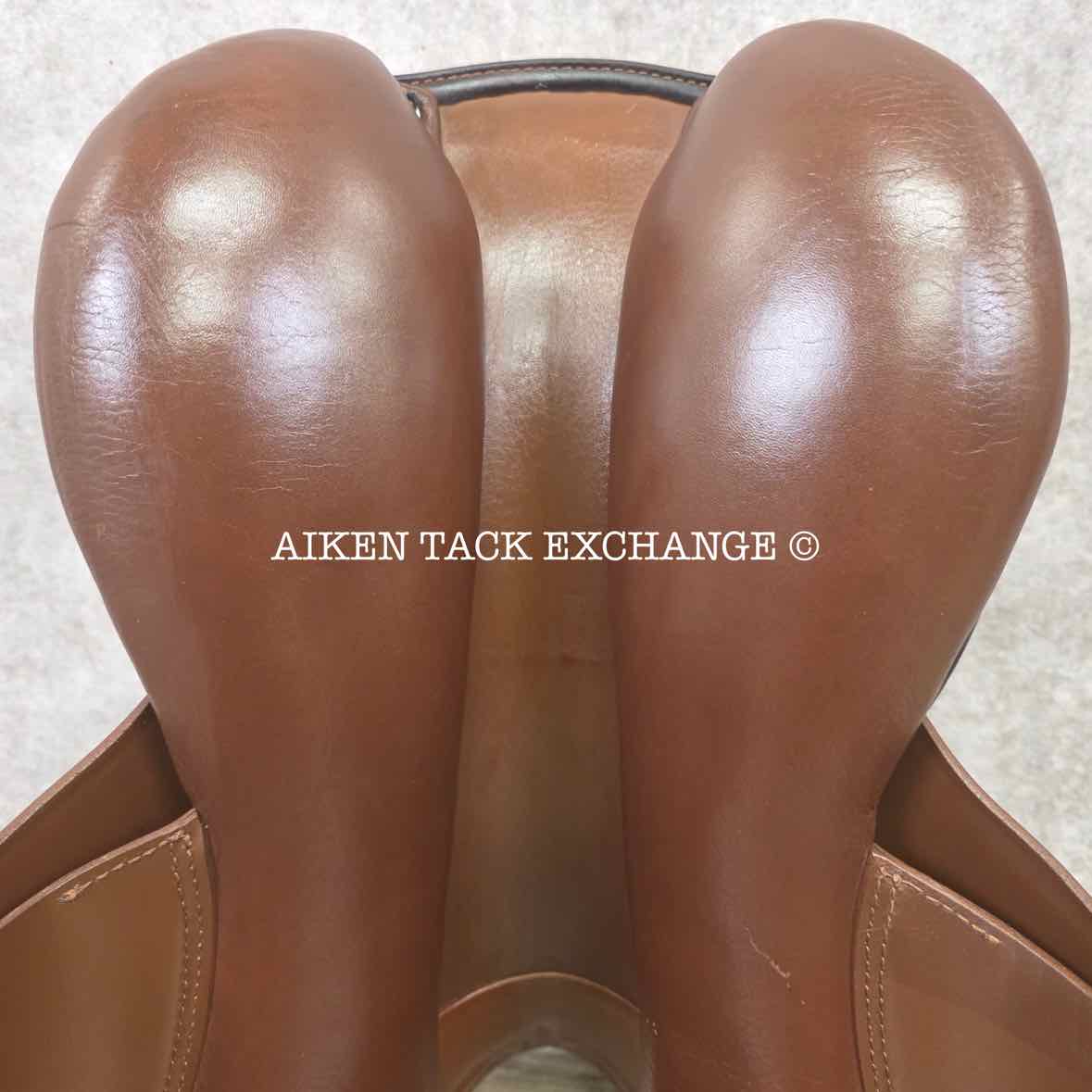 2005 Prestige Sidney Jump Saddle, 17" Seat, 33 Tree - Medium, Wool Flocked Panels