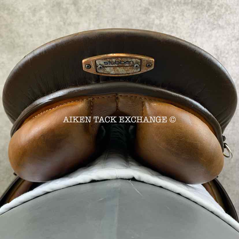 **SOLD** Stubben Siegfried Extra All Purpose Jump Saddle, 19" Seat, 31 cm Tree - Medium Wide/Wide, Wool Flocked Panels