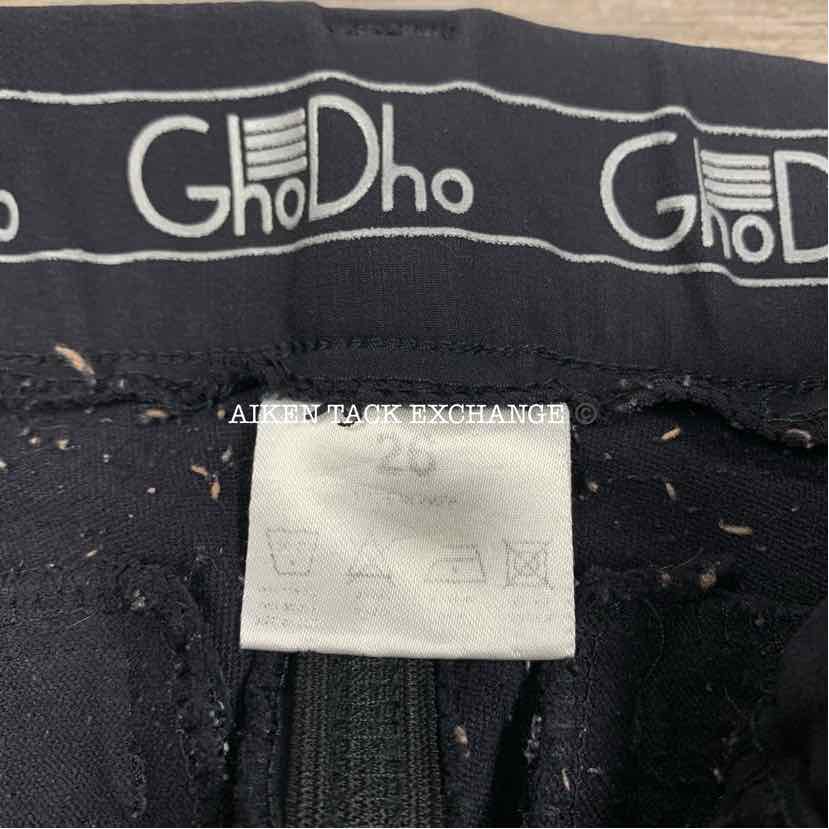 BARGAIN BUNDLE: 2 Pair GhoDho Silicone Grip Knee PATch Breeches, Size 26