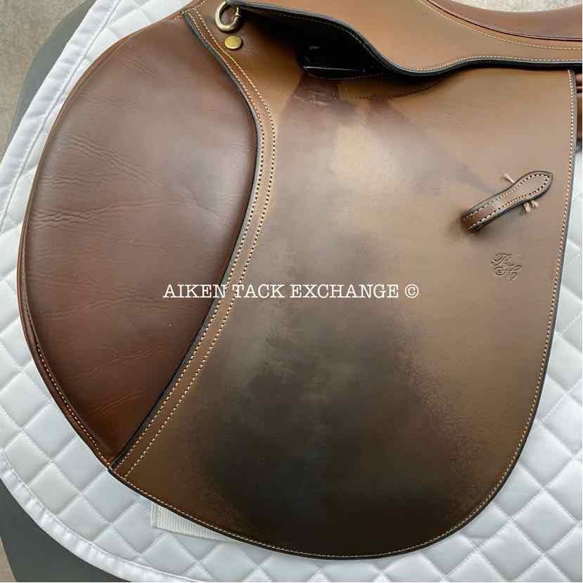 Bruno De Heusch - BDH Close Contact Jump Saddle, 17" Seat, Medium Tree, Foam Panels