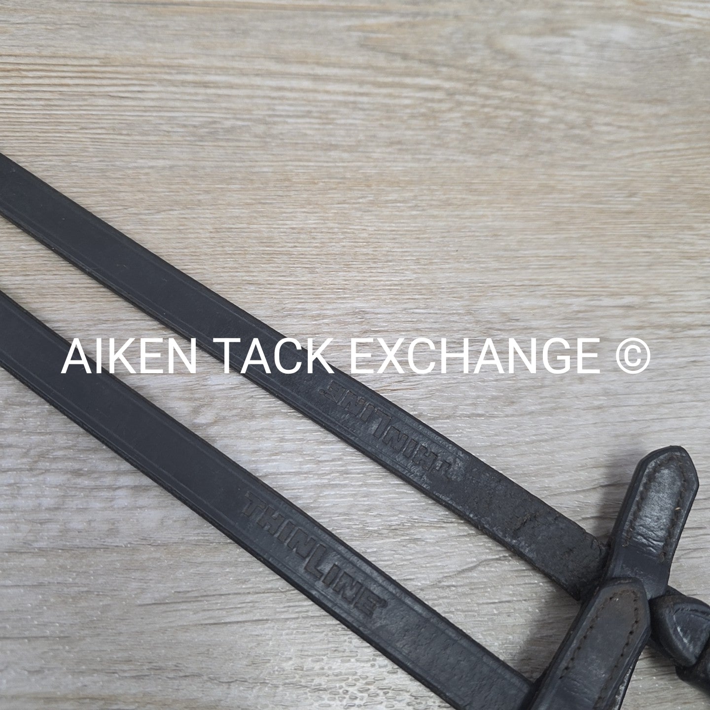 ThinLine No Slip Reins, Black, 60"