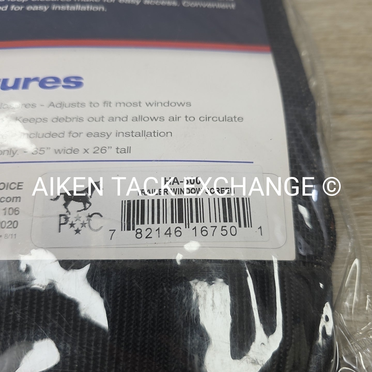 Professionals Choice Trailer Window Screen