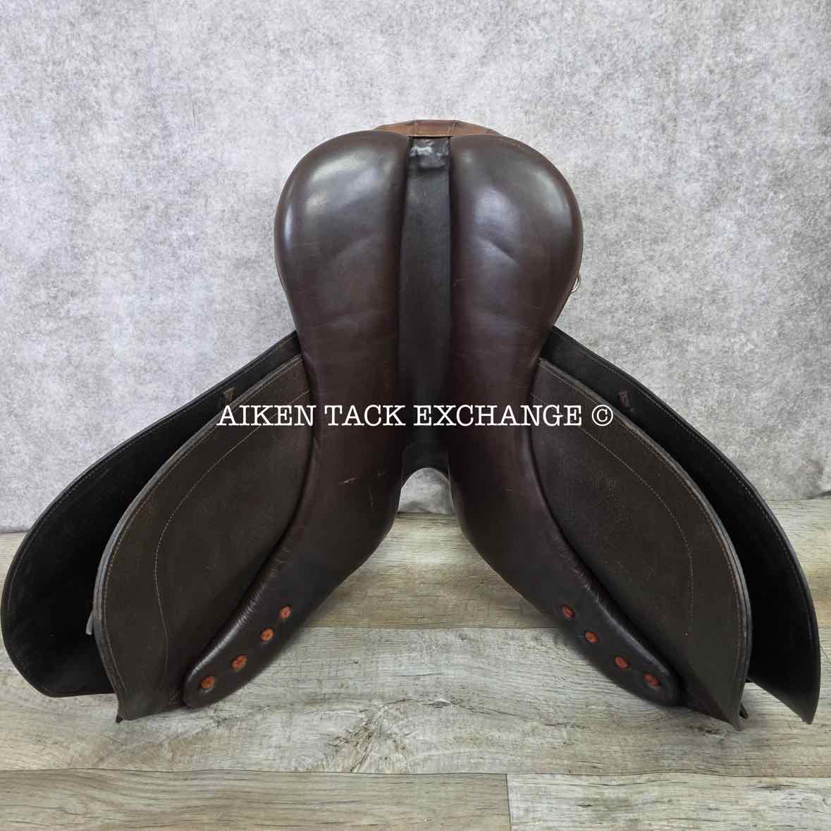 Whippy English Saddle, 17" Seat, Medium Tree, Foam Panels