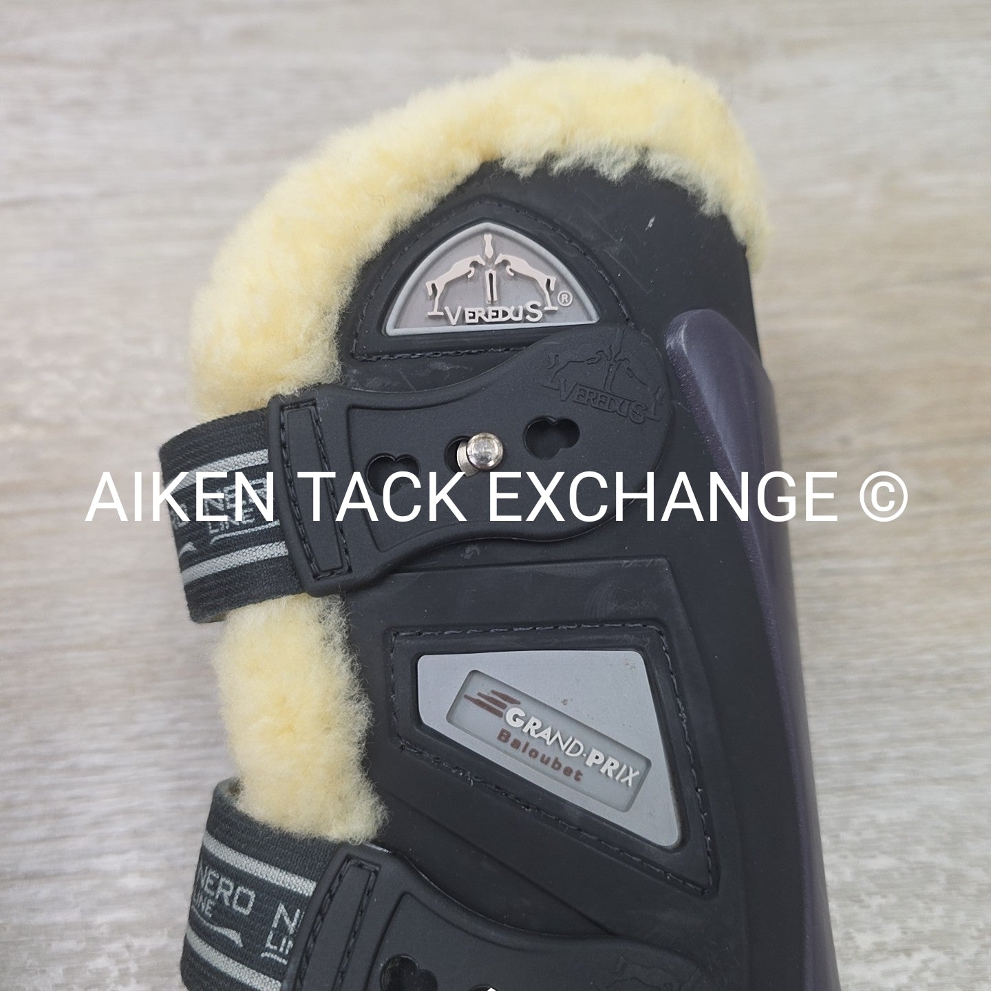 Veredus Nero Line Grand Prix Baloubet Sheepskin Tendon Boots, Size Large