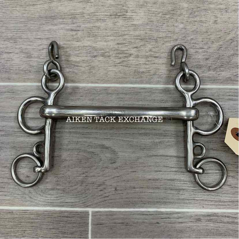Korsteel Mullen Mouth Pelham Bit 5" (No Curb Chain)