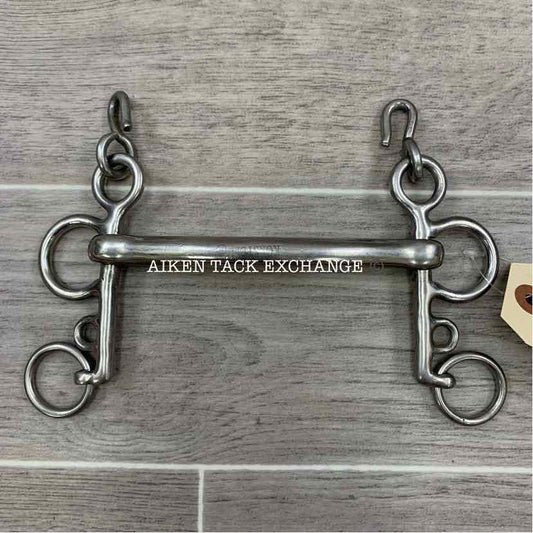 Korsteel Mullen Mouth Pelham Bit 5" (No Curb Chain)