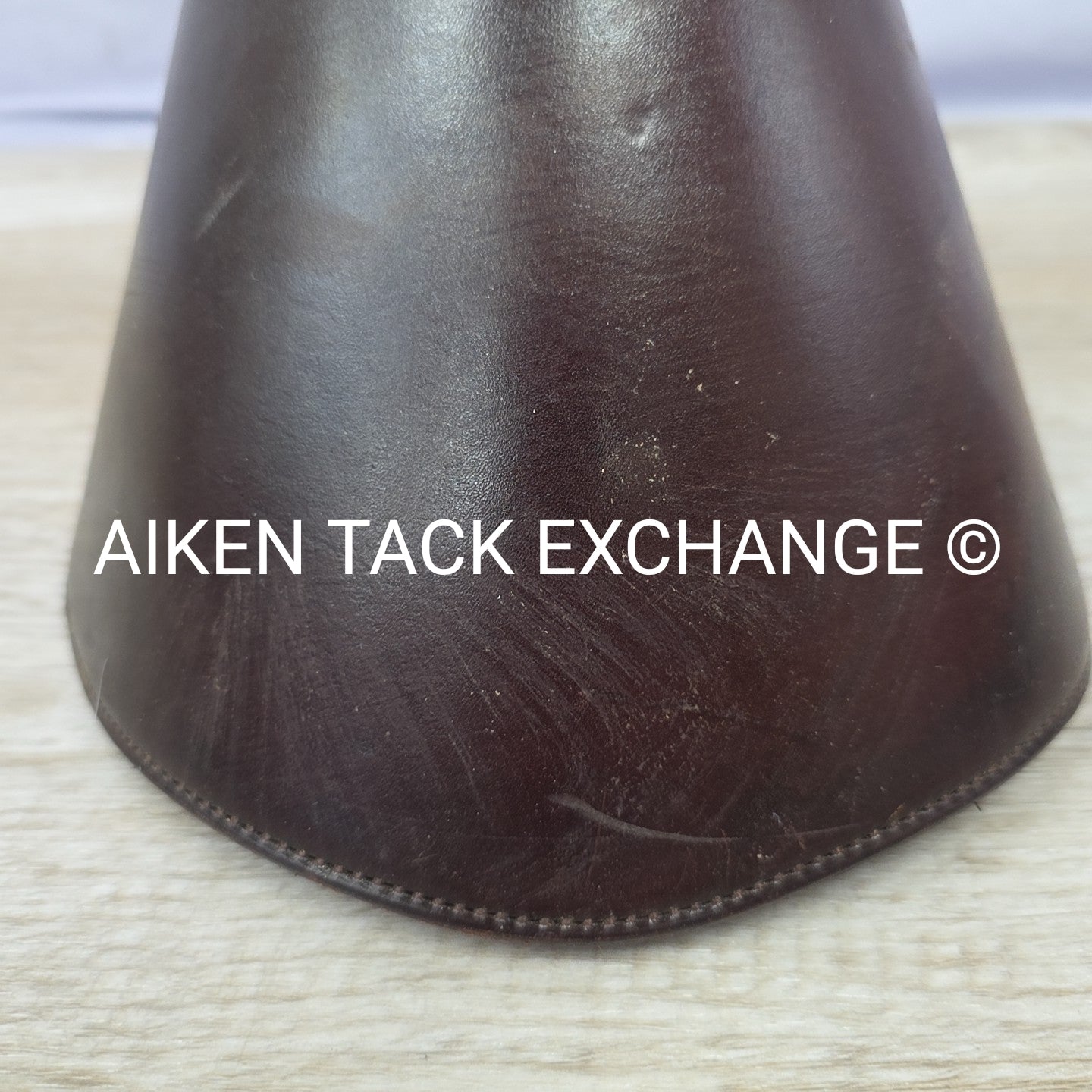 Tucker Ergobalance Hooded Western Stirrups, Missing Rubber Foot Cushion