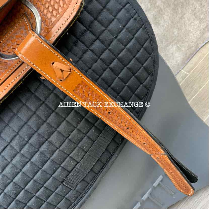**SOLD** Shiloh Tack Roper Style Western Saddle, 16" Seat, Wide Tree - Full QH Bars