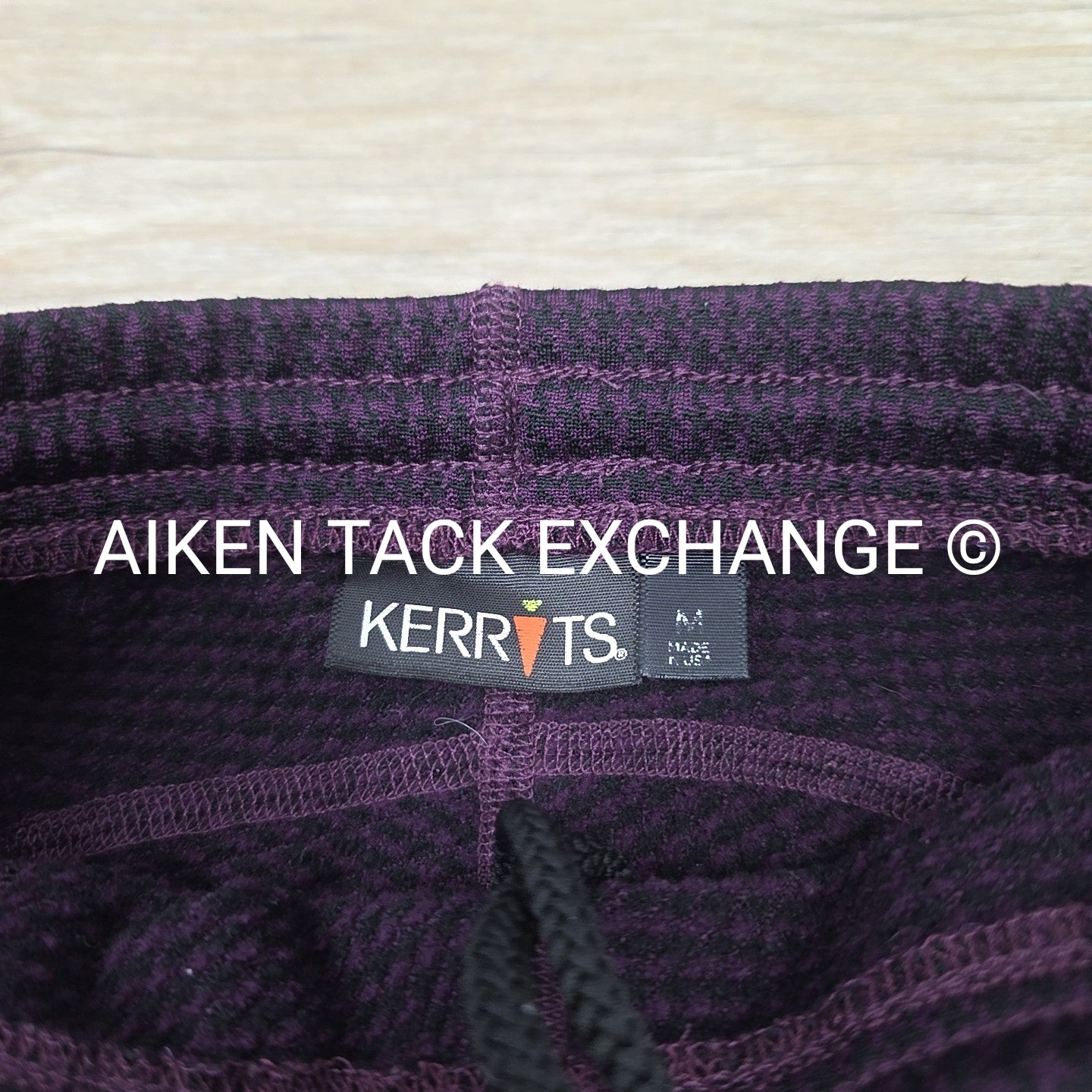 Kerrits Fleece Lined Winter Knee Patch Tights, Size Medium