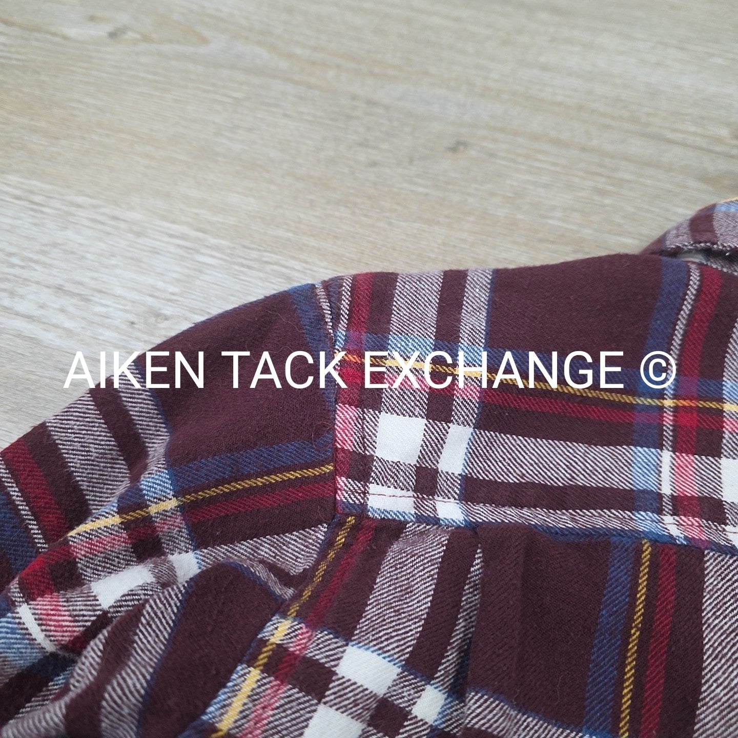 Children's Place Boys Flannel Long Sleeve Button Down Top, Size Medium