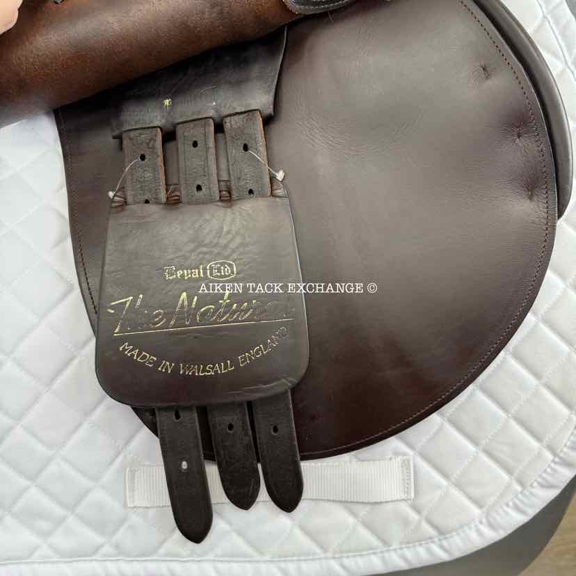 **SOLD** Beval The Natural Close Contact Jump Saddle, 17" Seat, Medium Tree, Foam Panels