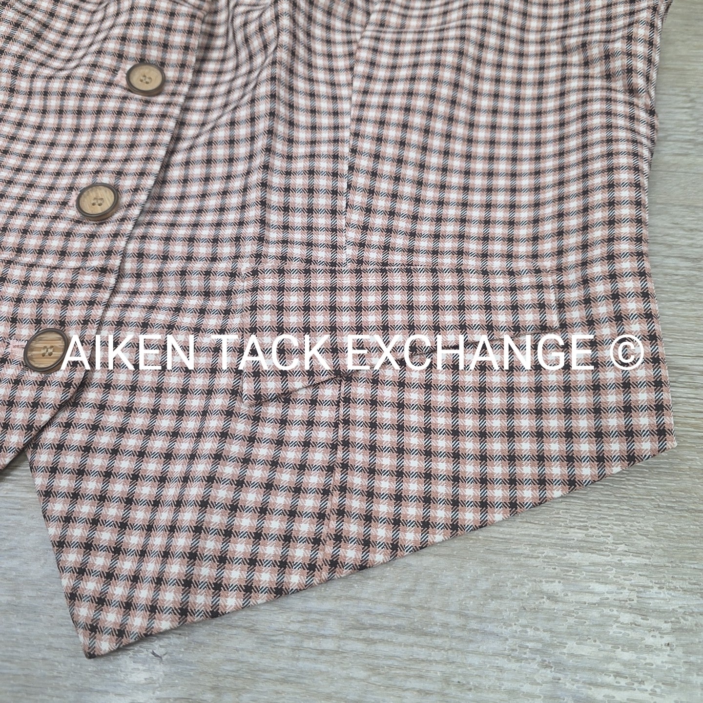 Allegra K Plaid Vest, Size Large