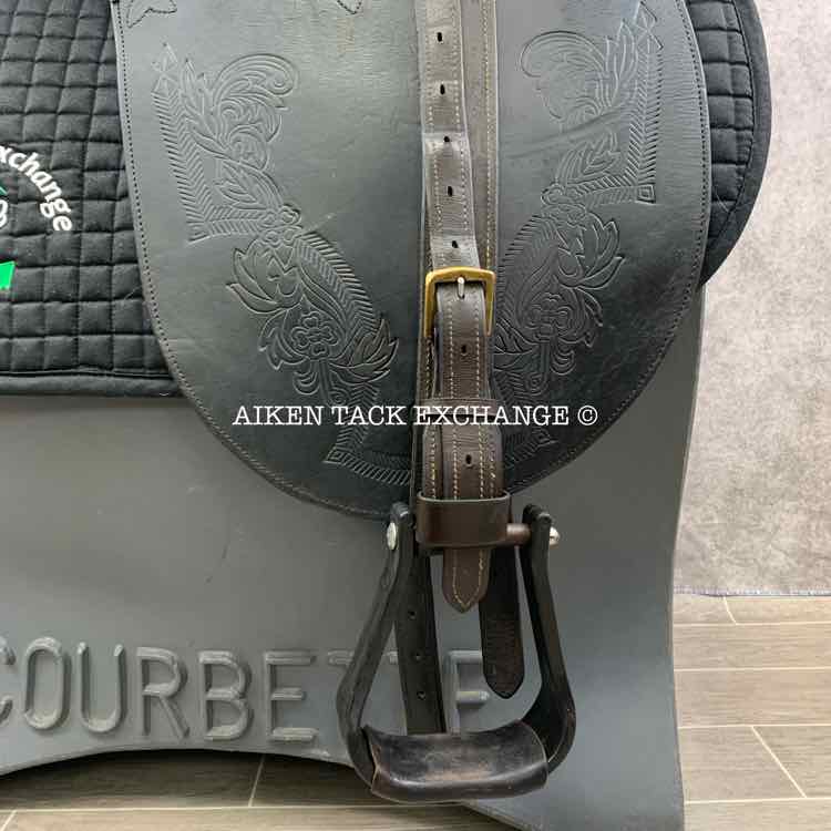 **SOLD** Stockman BushRider Australian Stock Saddle, 19" Seat, Wide Tree